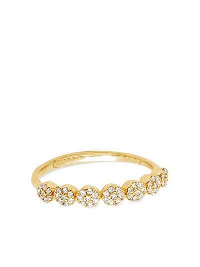 Dinny Hall кольцо Starflower из желтого золота с бриллиантами