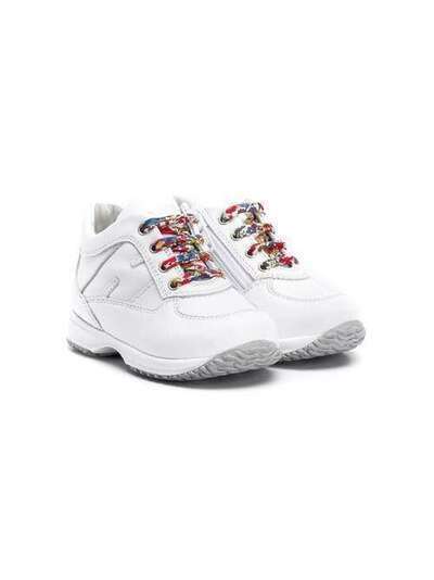 Hogan Kids кроссовки с контрастной шнуровкой HXT0920O240FH5