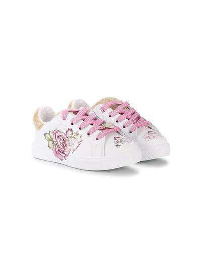 Monnalisa glitter rose low-top sneakers 8C60106706