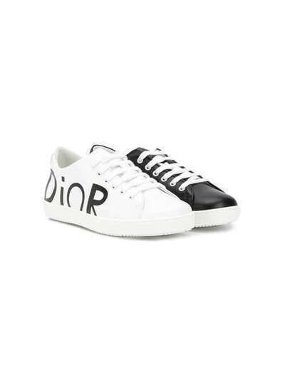 Baby Dior двухцветные кроссовки с логотипом 9HBS15SHOF