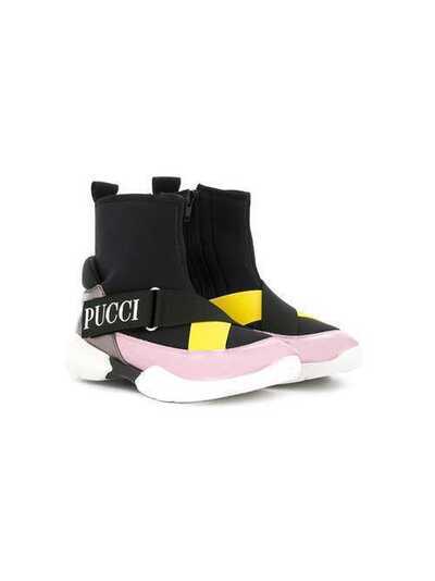 Emilio Pucci Junior кеды с логотипом 9L0076LX340