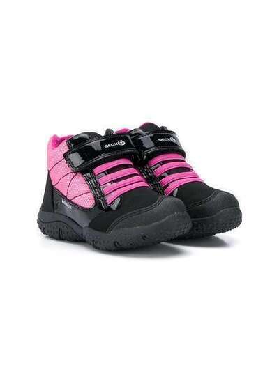 Geox Kids зимние ботинки с ремешками на липучках B84H1A050EWC0922
