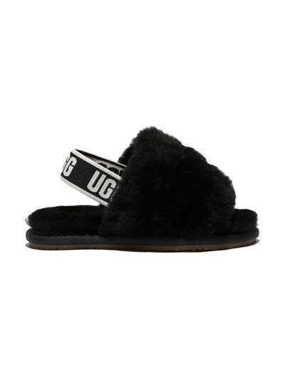 UGG Kids сандалии Fluff Yeah из овчины