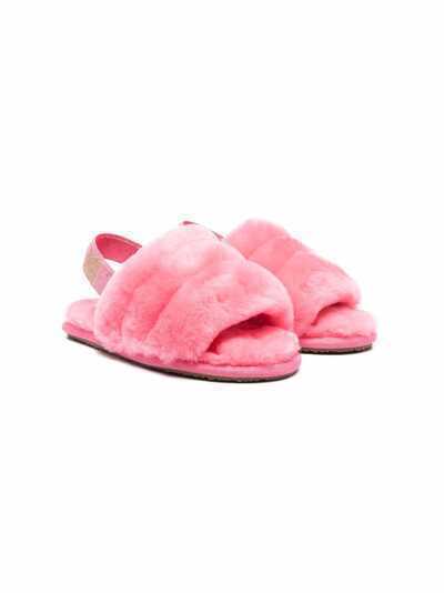 UGG Kids сандалии Fluff Yeah с мехом