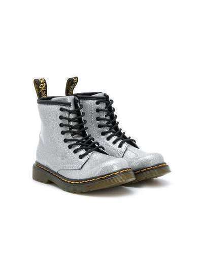 Dr. Martens Kids ботинки с блестками 1460GLITTER