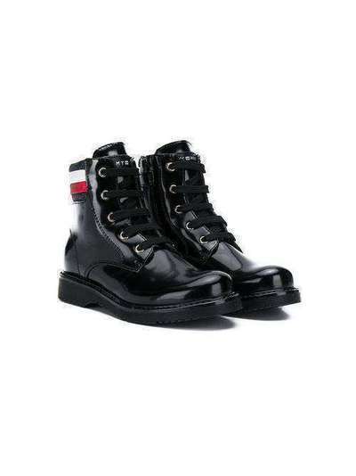Tommy Hilfiger Junior лакированные ботинки в стиле милитари TOMMY65T4A5304480772999