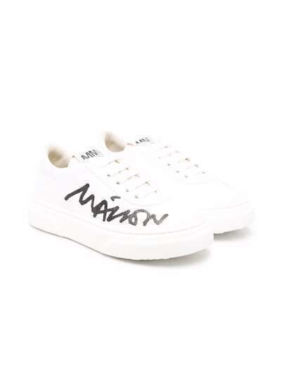 MM6 Maison Margiela Kids кроссовки с логотипом