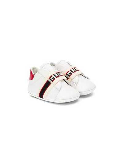 Gucci Kids кроссовки Ace с логотипом 552921BKPX0