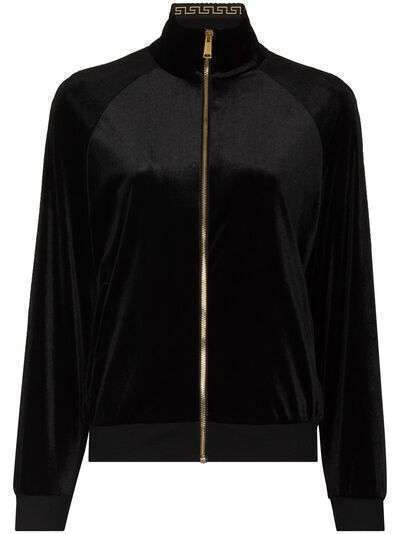 Versace Greca-pattern detail track jacket