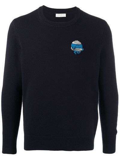 SANDRO Mr Bump embroidered jumper