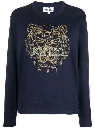 Kenzo Tiger embroidered-logo sweatshirt