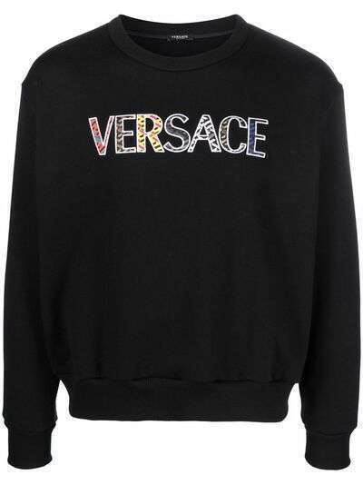 Versace толстовка с логотипом