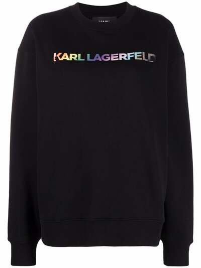 Karl Lagerfeld толстовка Pride с логотипом