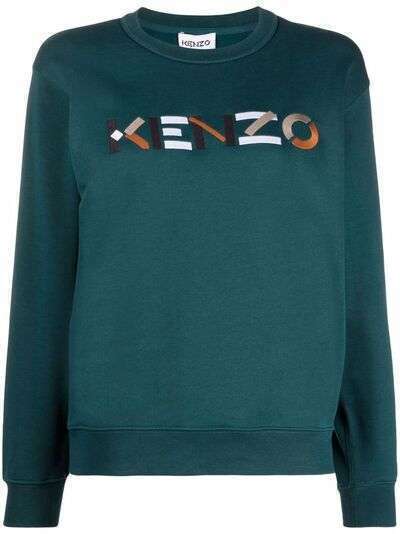 Kenzo logo-print crew neck sweatshirt