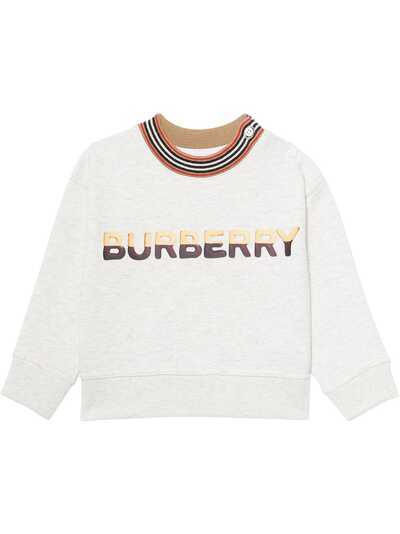 Burberry Kids толстовка с логотипом