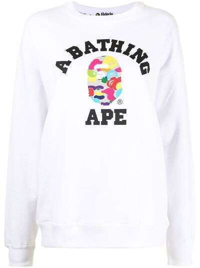 *BABY MILO® STORE BY *A BATHING APE® толстовка с камуфляжным принтом и логотипом