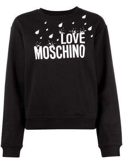 Love Moschino raindrop-print sweater