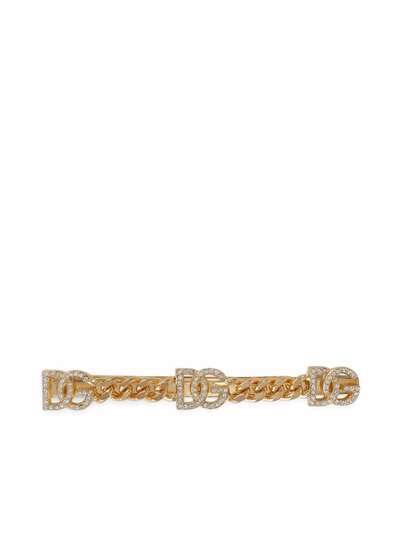 Dolce & Gabbana заколка для волос с логотипом DG