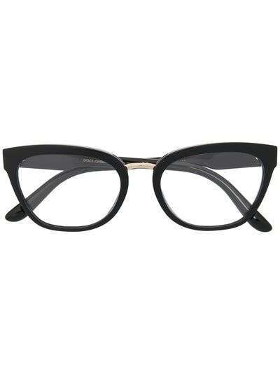 Dolce & Gabbana Eyewear очки в овальной оправе