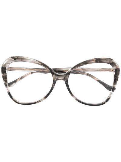 Donna Karan очки в оправе 'бабочка'
