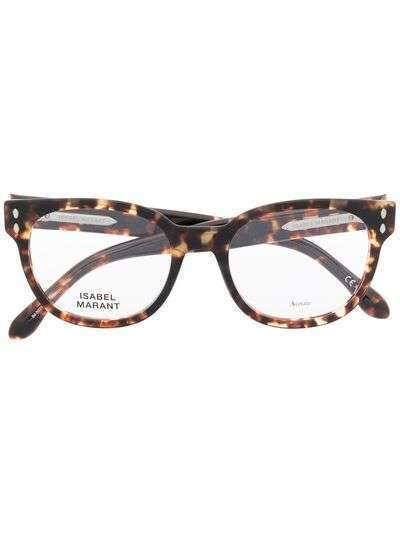 Isabel Marant Eyewear очки в квадратной оправе черепаховой расцветки