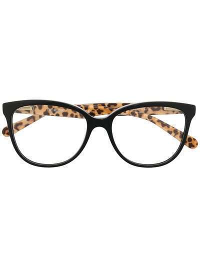 Love Moschino очки в глянцевой оправе 'кошачий глаз'