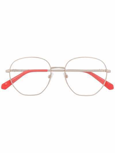 Love Moschino очки в шестиугольной оправе с логотипом