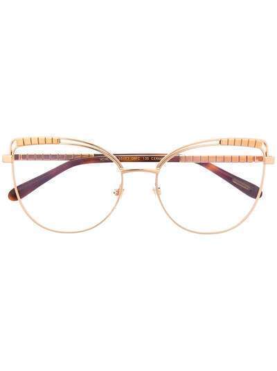 Chopard Eyewear декорированные очки в оправе 'кошачий глаз'