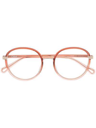 Chloé Eyewear очки в круглой оправе