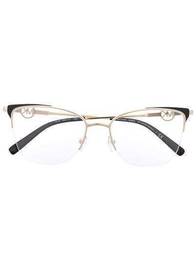 Michael Kors очки в оправе 'кошачий глаз' с логотипом