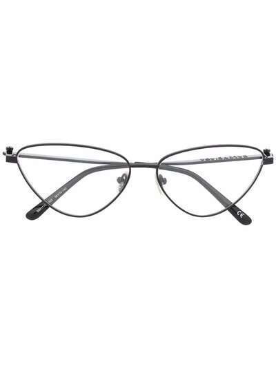 Balenciaga Eyewear logo-debossed cat-eye framed glasses