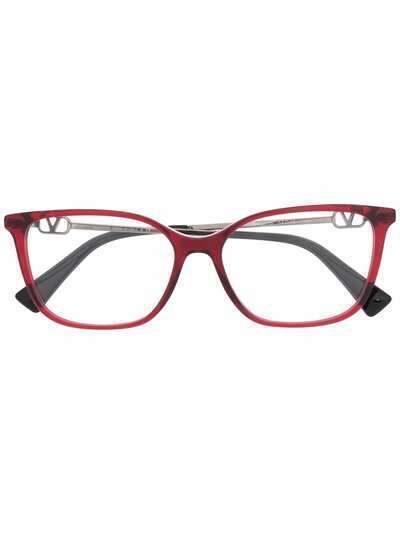 Valentino Eyewear rectangular-frame glasses