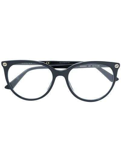 Gucci Eyewear очки в оправе формы 'кошачий глаз'