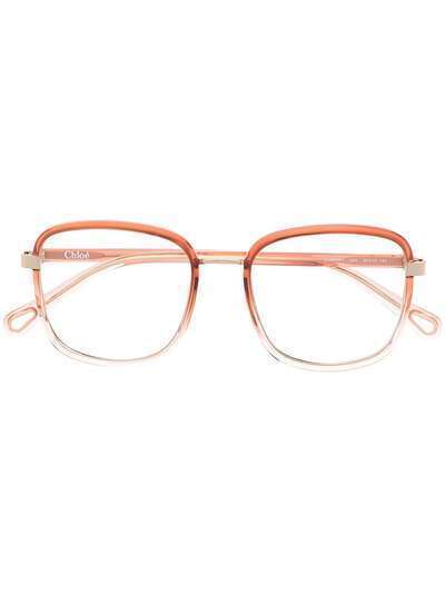 Chloé Eyewear очки в квадратной оправе