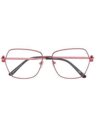 Balenciaga Eyewear oversized geometric-framed glasses