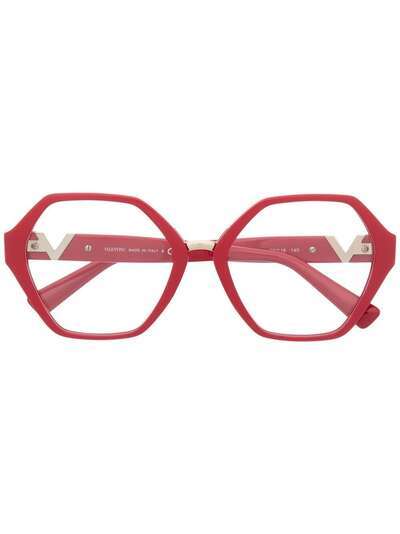 Valentino Eyewear очки в оправе геометричной формы
