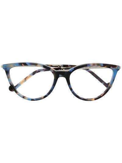 LIU JO очки в оправе 'кошачий глаз' черепаховой расцветки