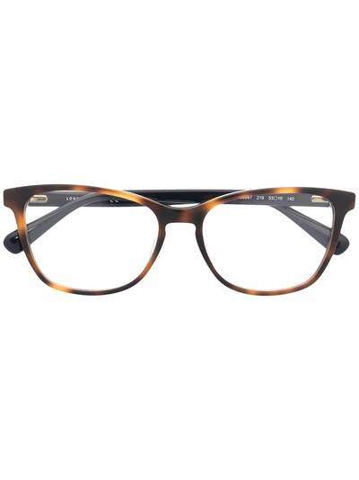 Longchamp очки в квадратной оправе черепаховой расцветки