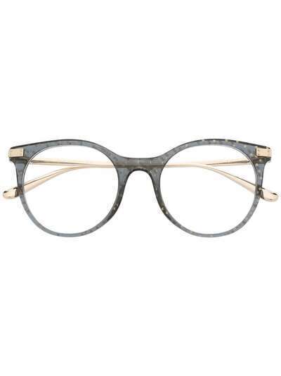 Dolce & Gabbana Eyewear очки в трапециевидной оправе