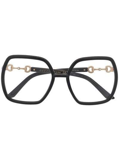 Gucci Eyewear очки в массивной оправе