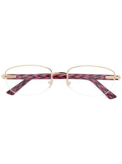 Cartier Eyewear очки в овальной оправе