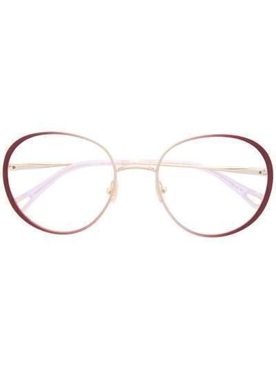 Chloé Eyewear очки Irene в круглой оправе