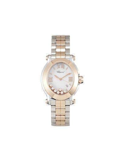 Chopard Pre-Owned наручные часы Happy Sport Oval pre-owned 33 мм 2021-го года