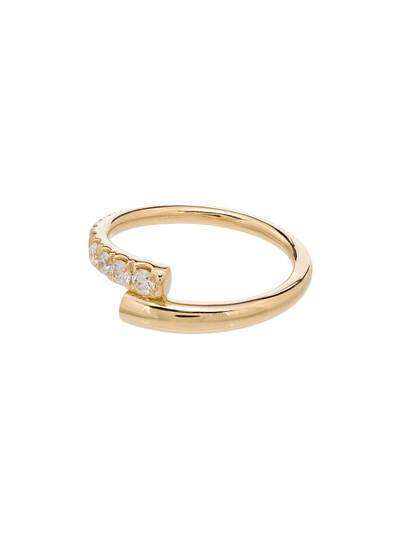 Melissa Kaye кольцо из розового золота с бриллиантами