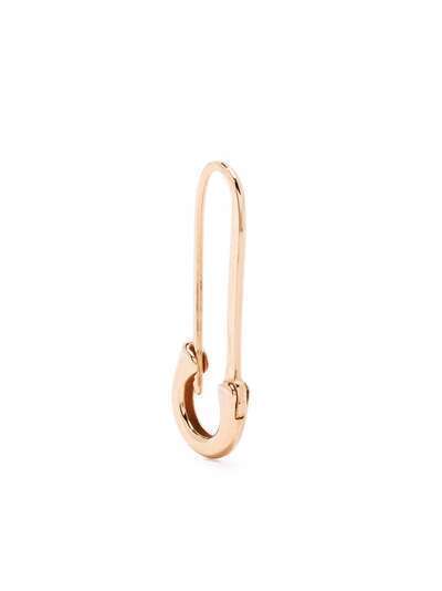 Djula серьга Safety Pin из розового золота