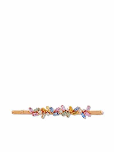 Suzanne Kalan невидимка Pastel Fireworks из розового золота с сапфирами