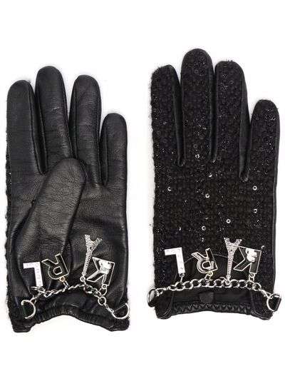 Karl Lagerfeld перчатки K/Studio с подвесками