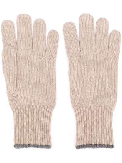 Brunello Cucinelli кашемировые перчатки
