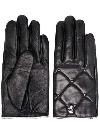 Karl Lagerfeld перчатки K/Ikonik с заклепками