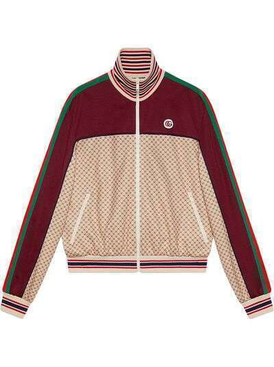 Gucci спортивная куртка с логотипом Interlocking G